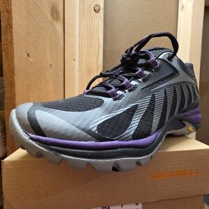 Merrell Women's Siren Edge 3 Black and Purple Trail Running Shoes